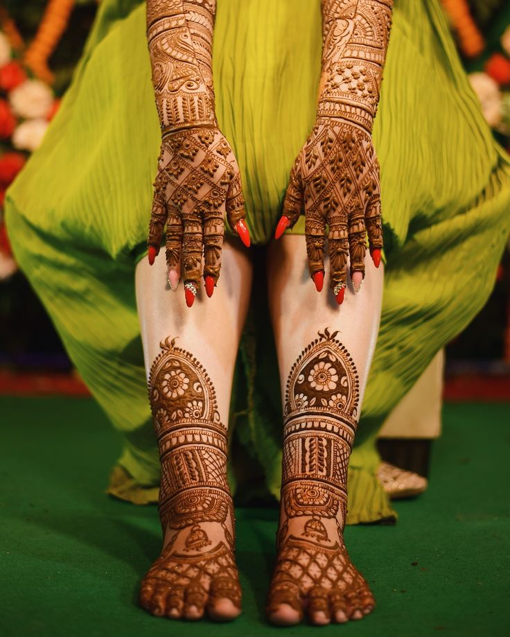 Attractive Wedding Leg Mehndi Design Attractive Wedding Leg Mehndi Design