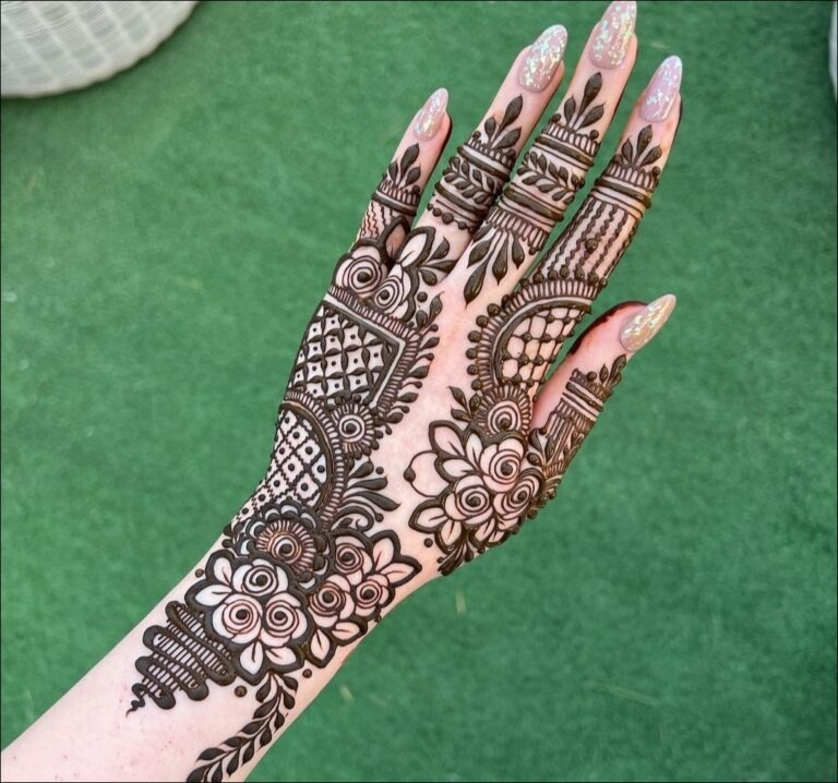 Back Hand Design Mehndi Design