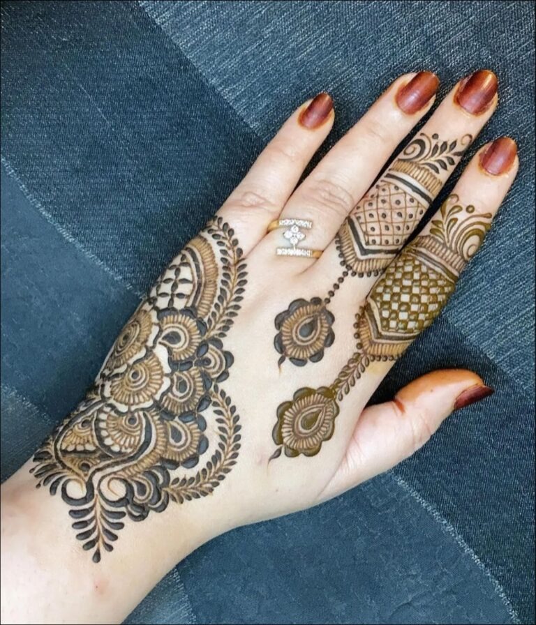 Back Hand Mehandi Designs