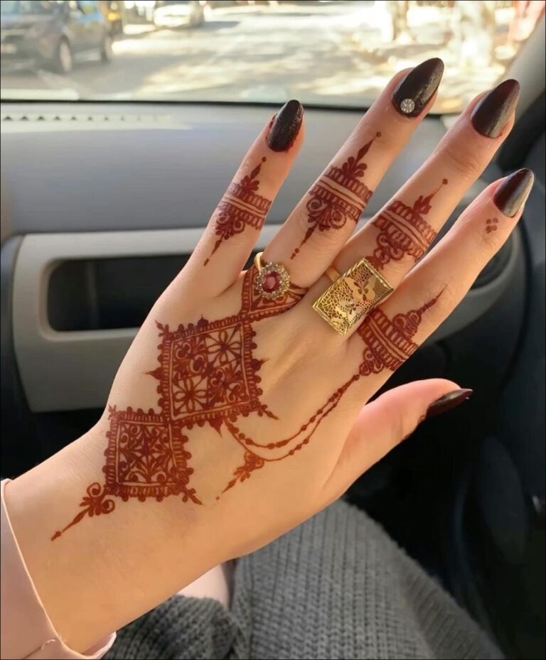 Back Hand Mehandi ki Design