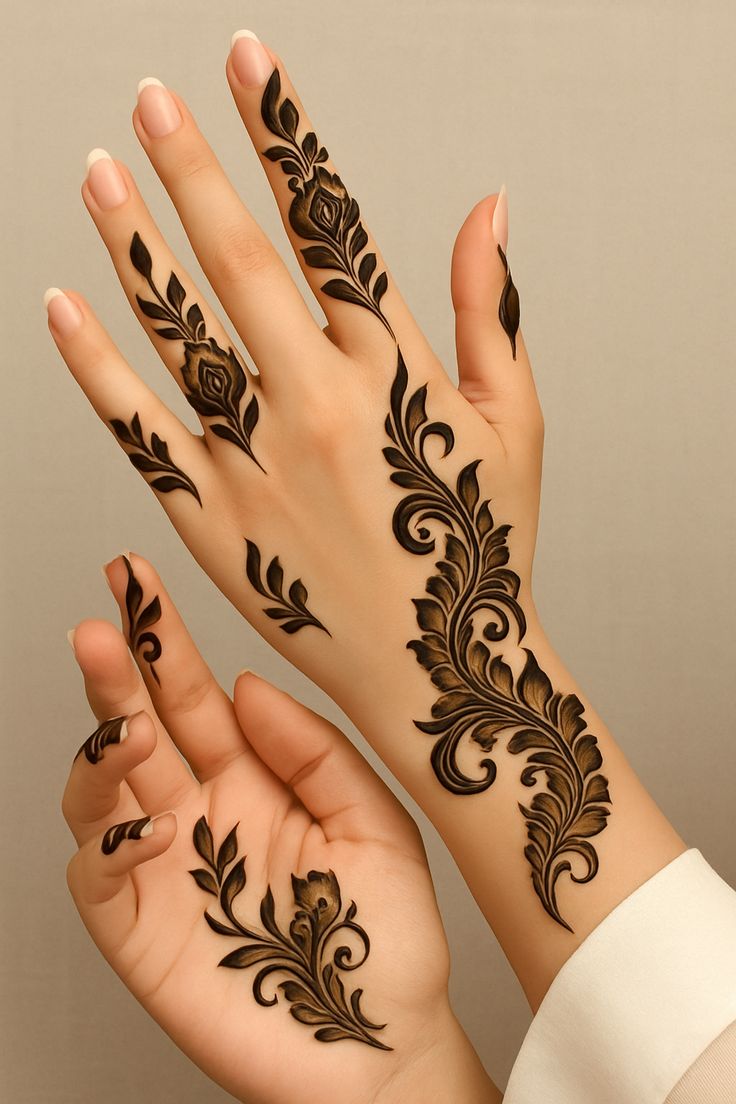 Back Hand Mehndi Photos