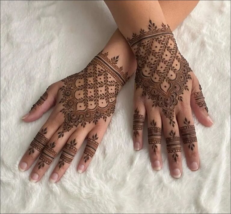 Backhand Mehndi Design