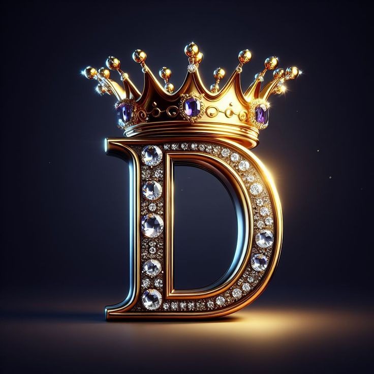 Beautiful D Name Dp for Instagram