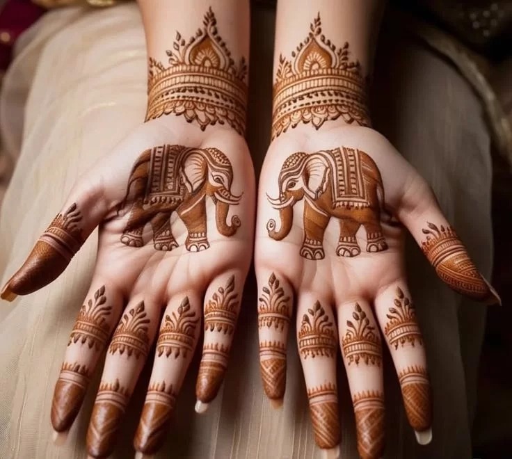 Best Modern Royal Front Hand Mehndi Design