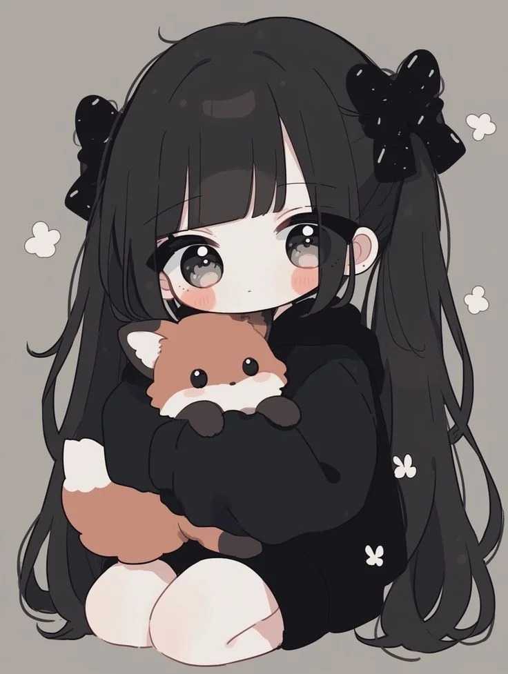 Black Anime Girl PFP Black Anime Girl PFP