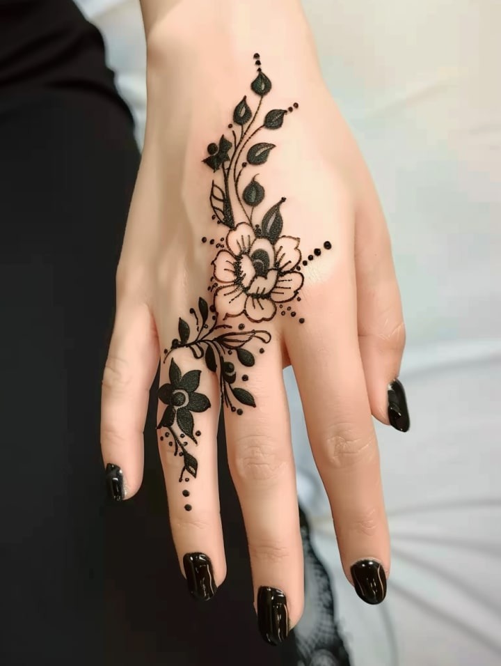 Bridal Mehndi Rose Design Bridal Mehndi Rose Design