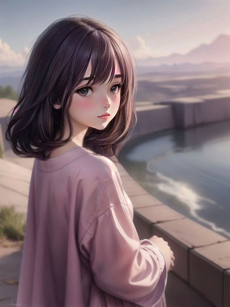 Cartoon DP For Girls Pics