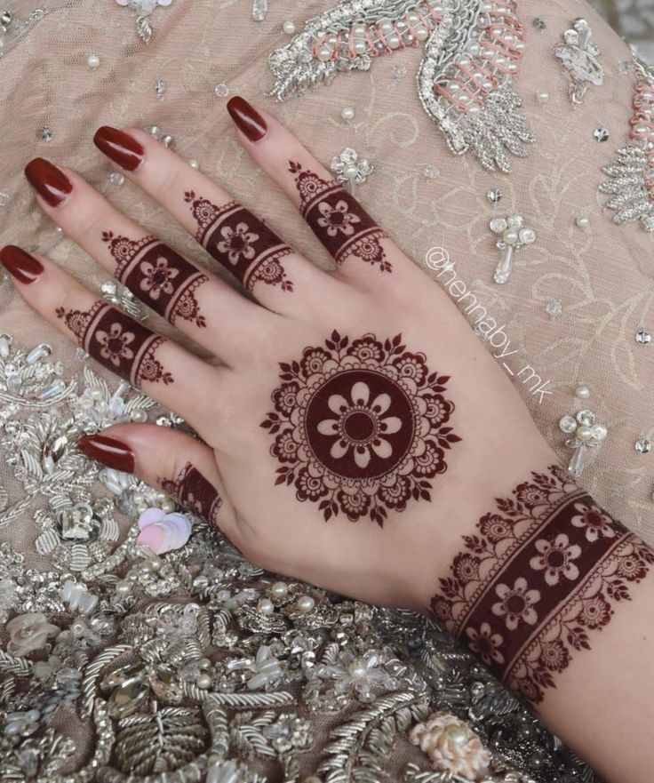 Circle Mehandi Design Circle Mehandi Design