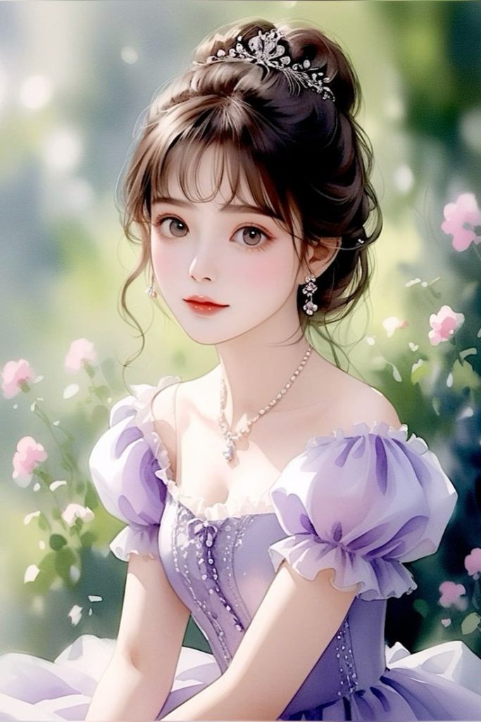 Cute Cartoon Girl DP