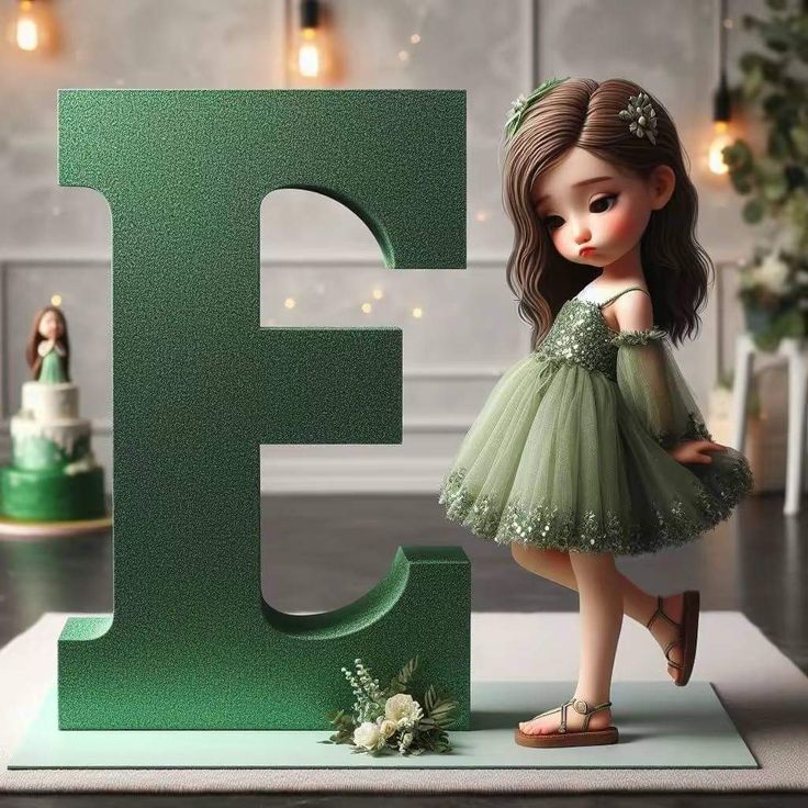Cute E Letter DP