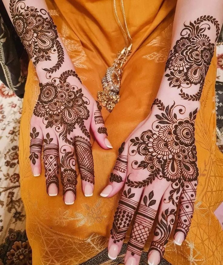 Dubai Style Mehndi Design Dubai Style Mehndi Design