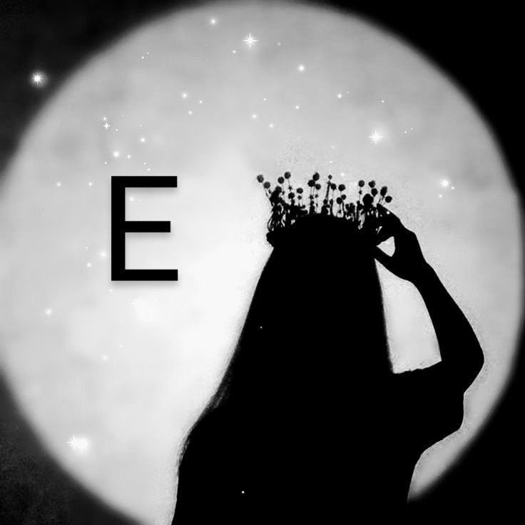 E In Calligraphy