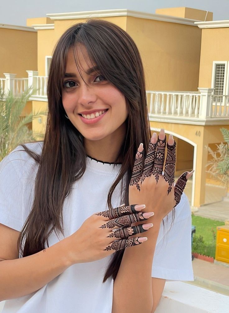 Easy Simple Finger Mehndi Design Easy Simple Finger Mehndi Design