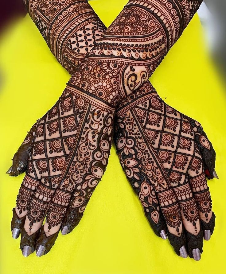 Engagement Mehndi Back Design Engagement Mehndi Back Design