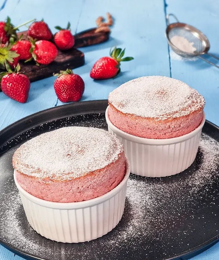 Fluffy Strawberry Sauffle Fluffy Strawberry Sauffle