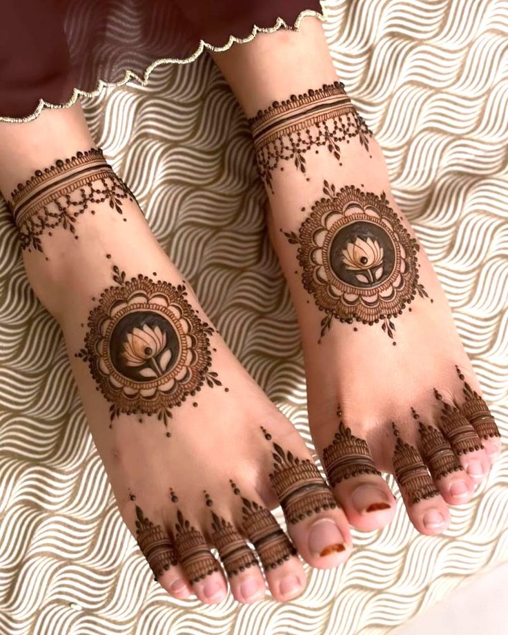 Foot Mandala Henna Foot Mandala Henna