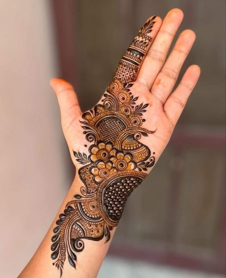 Front Hand Mehndi Design Arabic Front Hand Mehndi Design Arabic