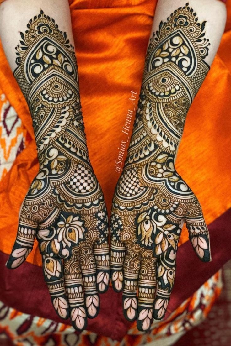 Full Hand Mehndi Design Upper Hand Full Hand Mehndi Design Upper Hand