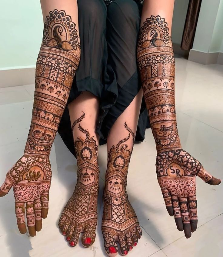 Full Hand Ring Ceremony Mehndi Design for Engagement Bride Full Hand Ring Ceremony Mehndi Design for Engagement Bride