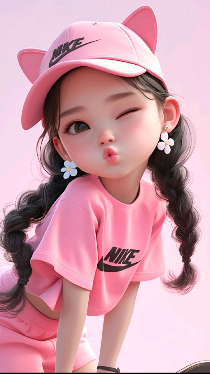 Gorgeous Cartoon DP for Girl