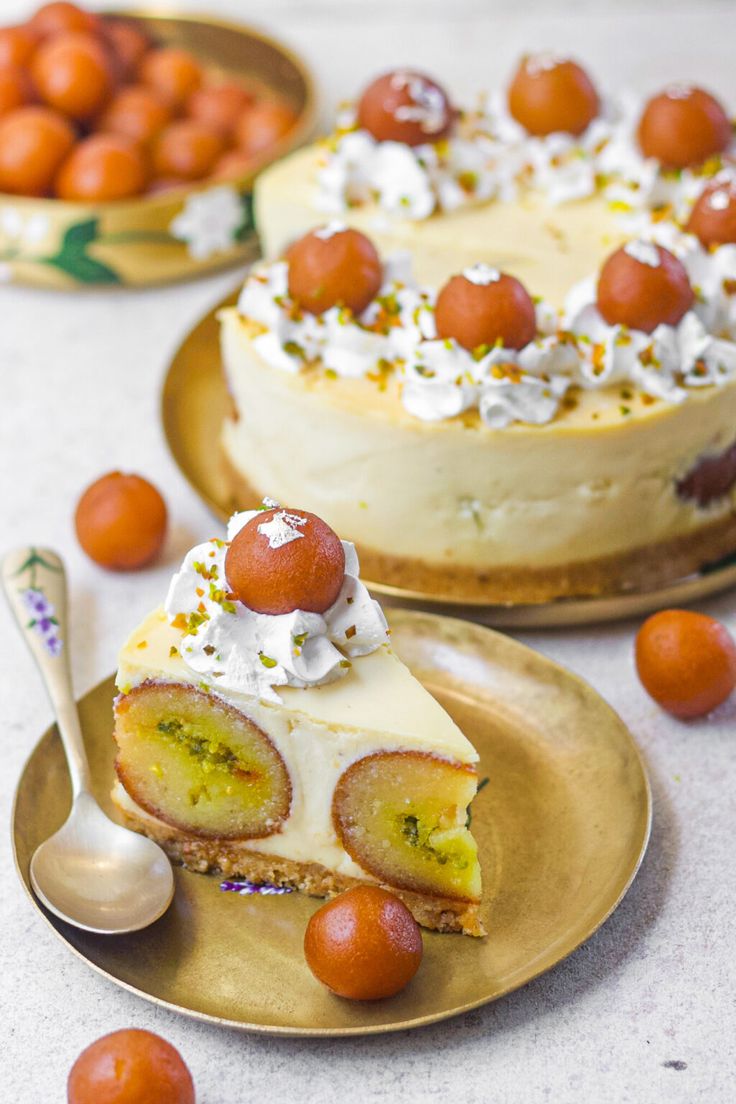 Gulab Jamun Cheese Cake Gulab Jamun Cheese Cake