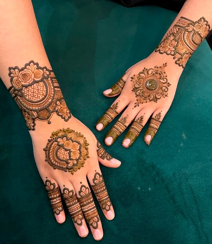 Hand Round Mehndi Design Hand Round Mehndi Design