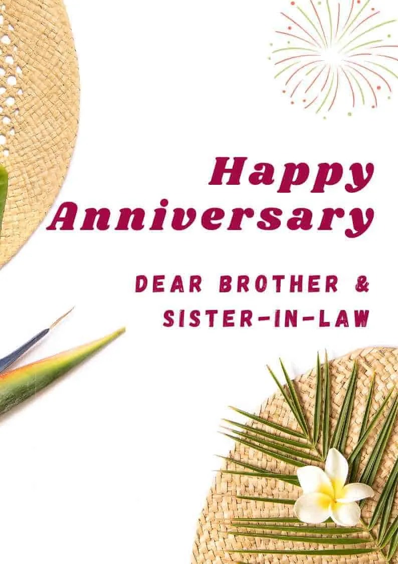 Happy Anniversary Bhaiya Bhabhi Wishes in English Happy Anniversary Bhaiya Bhabhi Wishes in English