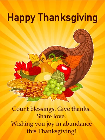 Happy Thanksgiving Card