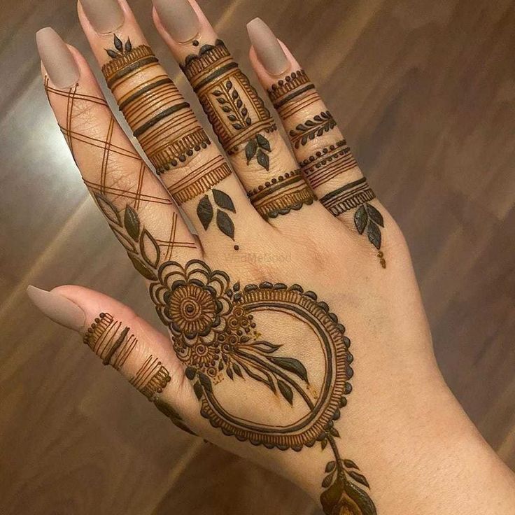 Instagram Royal Finger Mehndi Design Instagram Royal Finger Mehndi Design