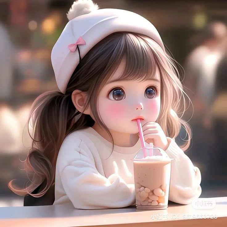 Instagram cCartoon DP for Girls