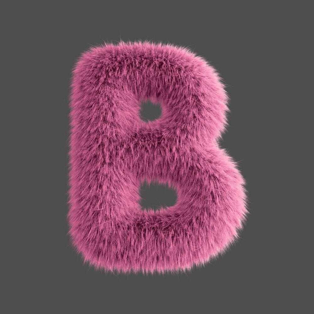 Letter B Fire Letter B Fire