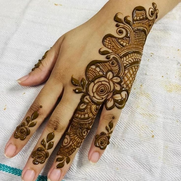Mehndi Design Western Back Hand Mehndi Design Western Back Hand