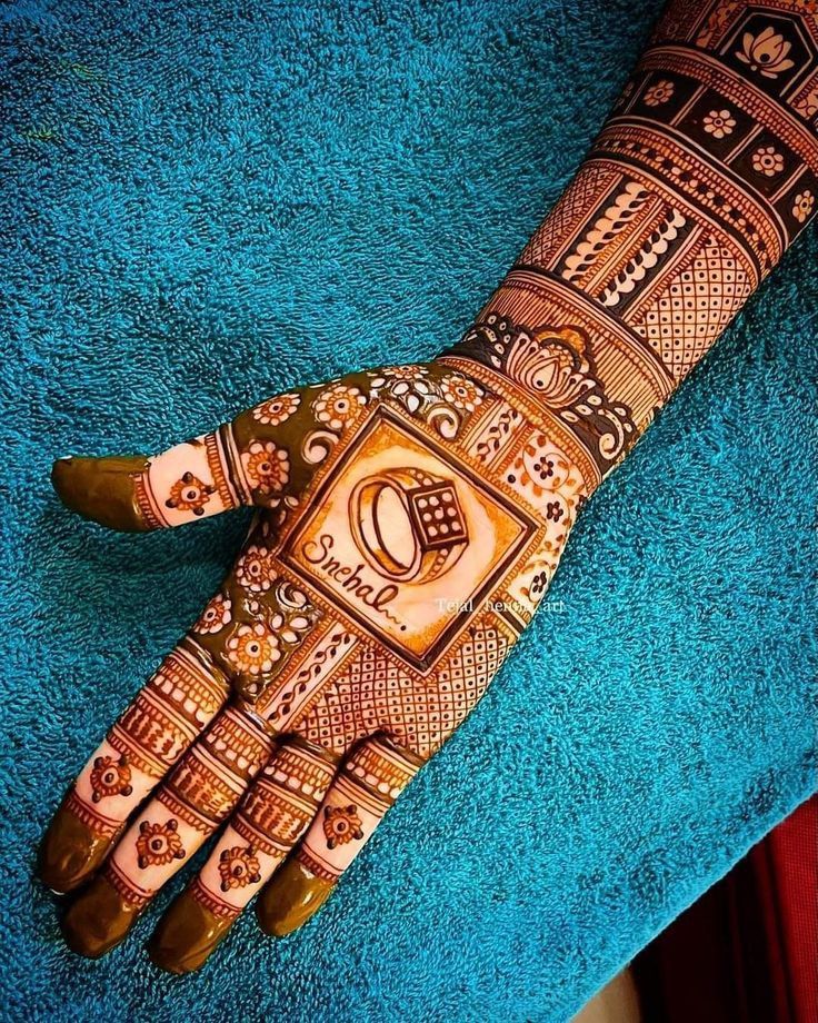 Mehndi Design for Ring Ceremony Mehndi Design for Ring Ceremony