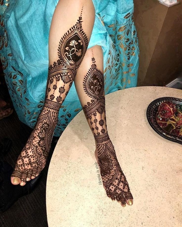 Modern Stylish Leg Mehndi Design Modern Stylish Leg Mehndi Design