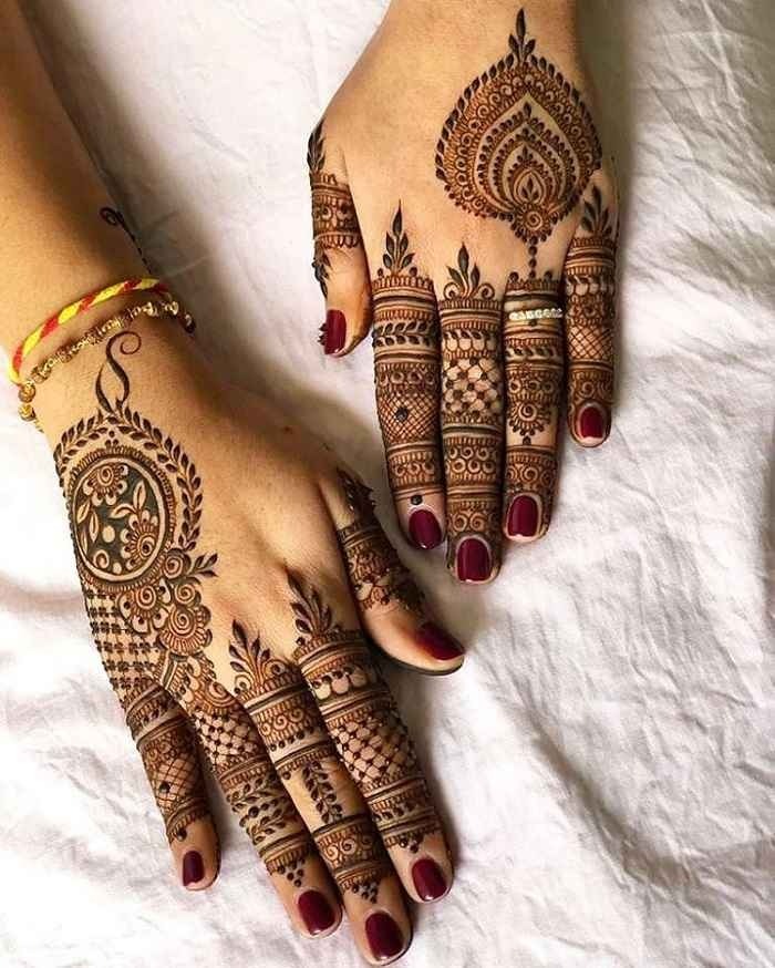 Rajasthani Diwali Mehndi Design