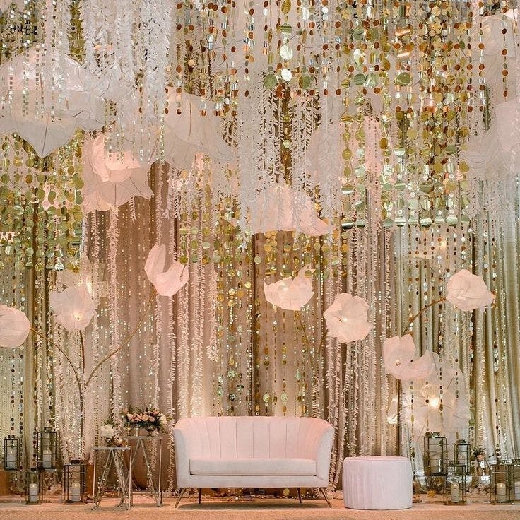 Ring Ceremony Simple Engagement Stage Decoration Ring Ceremony Simple Engagement Stage Decoration