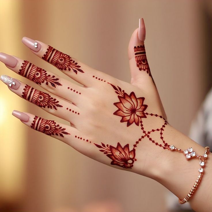 Royal Finger Mehndi Design Royal Finger Mehndi Design