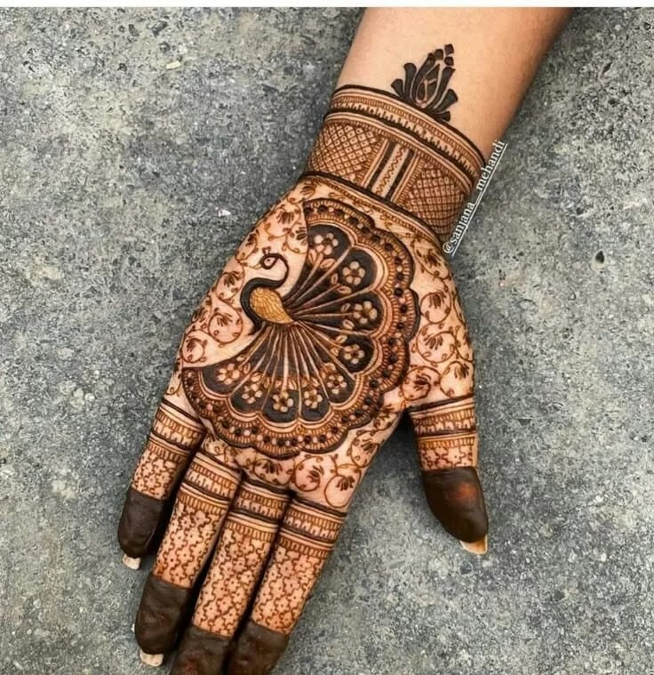 Royal Royal Front Hand Mehndi Design