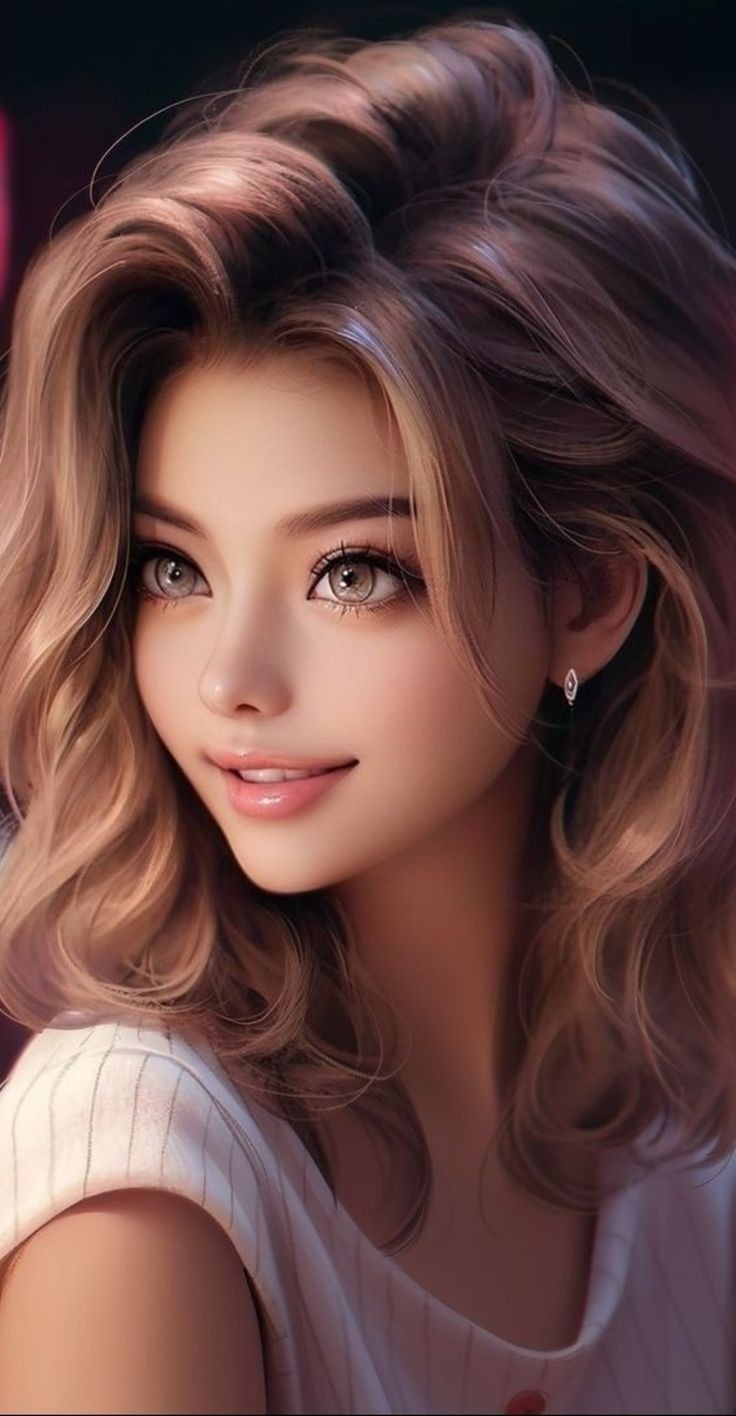 Selfie Cartoon Girls DP