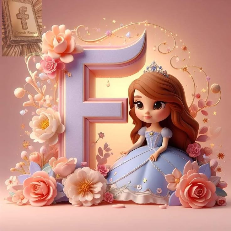 Stylish Beautiful F Letter Image