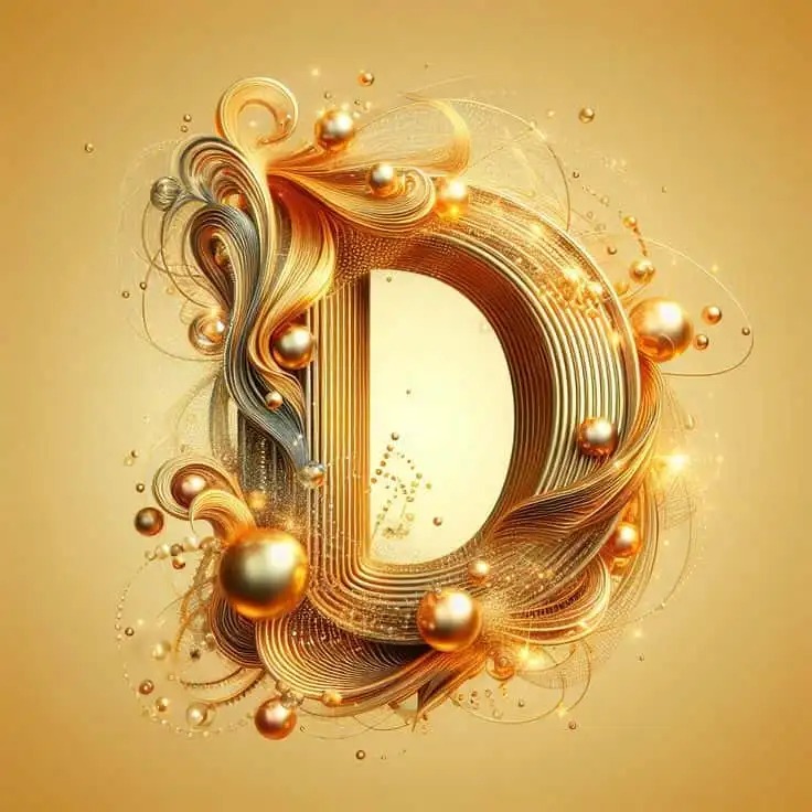 Stylish D Letter DP