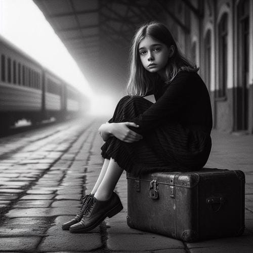 black dp sad girl cartoon for instagram